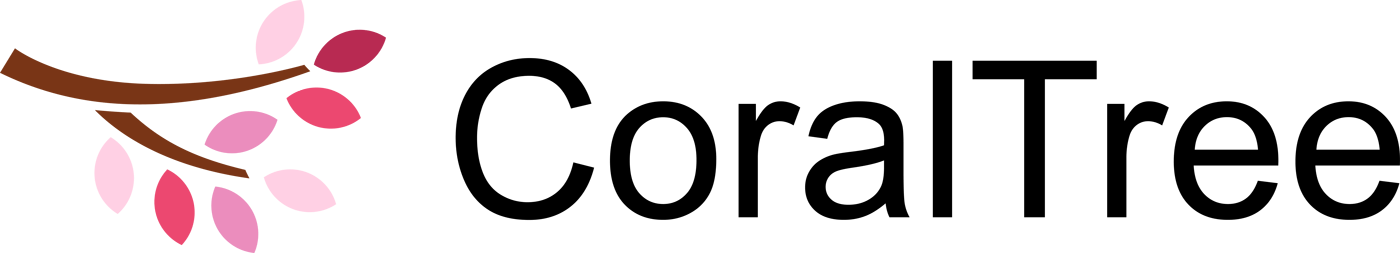 CoralTree Logo- Black